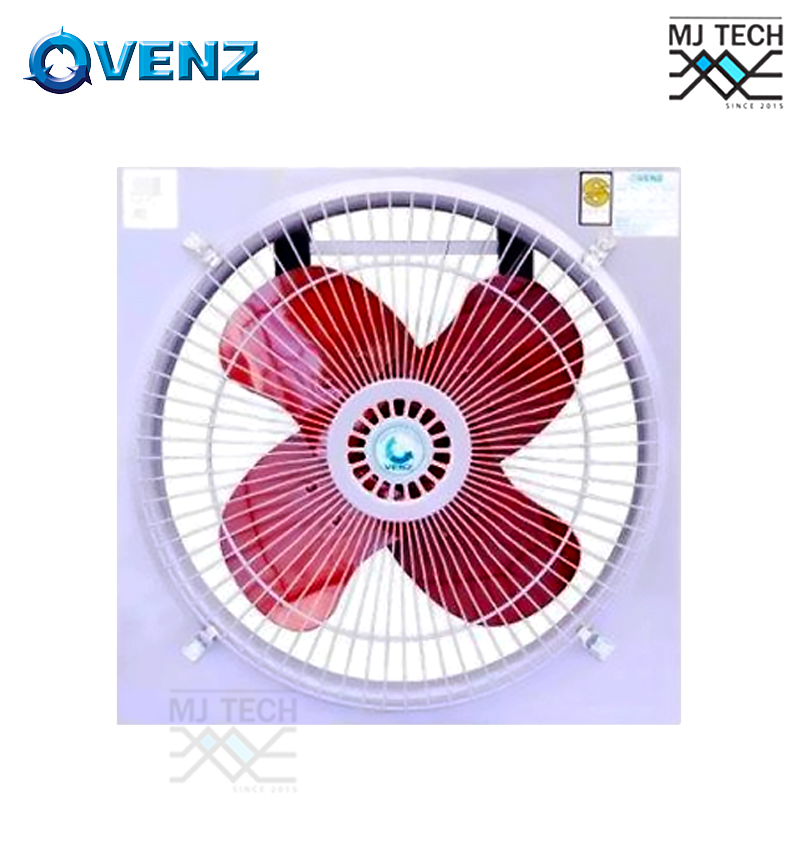 VENZ พัดลมอุตสาหกรรมใบแดง ตะแกรงหน้า-หลัง ขนาด 24 นิ้ว รุ่น IF-24 (ไม่รวมขาตั้ง)
