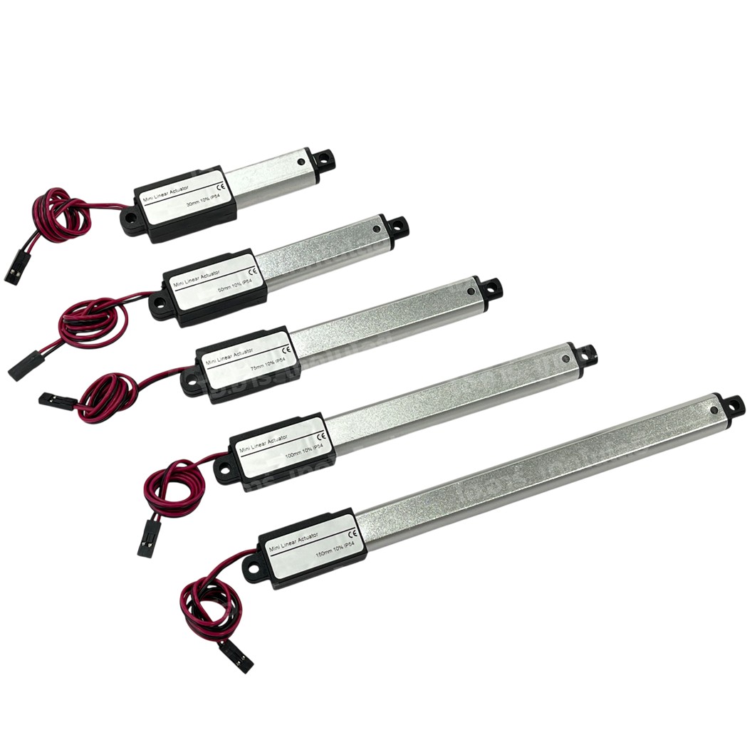 LAT-12-15-050 มอเตอร์ก้านชักเล็ก ระยะชัก 50mm 12VDC 15mm/s 64N DC 12V Mini Electric Linear Actuator พัตเตอร์ไฟฟ้า Putter มอเตอร์แกนชัก ขนาดเล็ก ตัวเล็ก