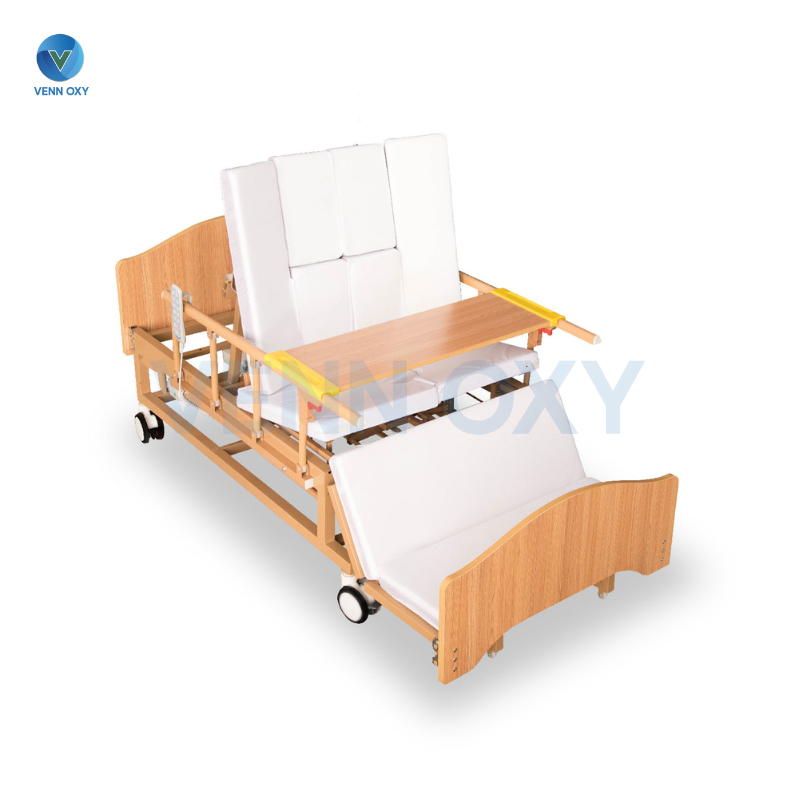 เตียงไฟฟ้า Multifunction (A-011) พลิกตะแคงข้างซ้าย-ขวา ฟังก์ชันขับถ่ายและสระผมได้ - (รับประกันนาน 6 ปี)