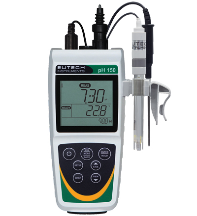 เครื่องวัดค่าความเป็นกรด-ด่าง แบบพกพา ( Portable pH Meter ) รุ่น PH150 ยี่ห้อ Eutech ECPHWP15002K