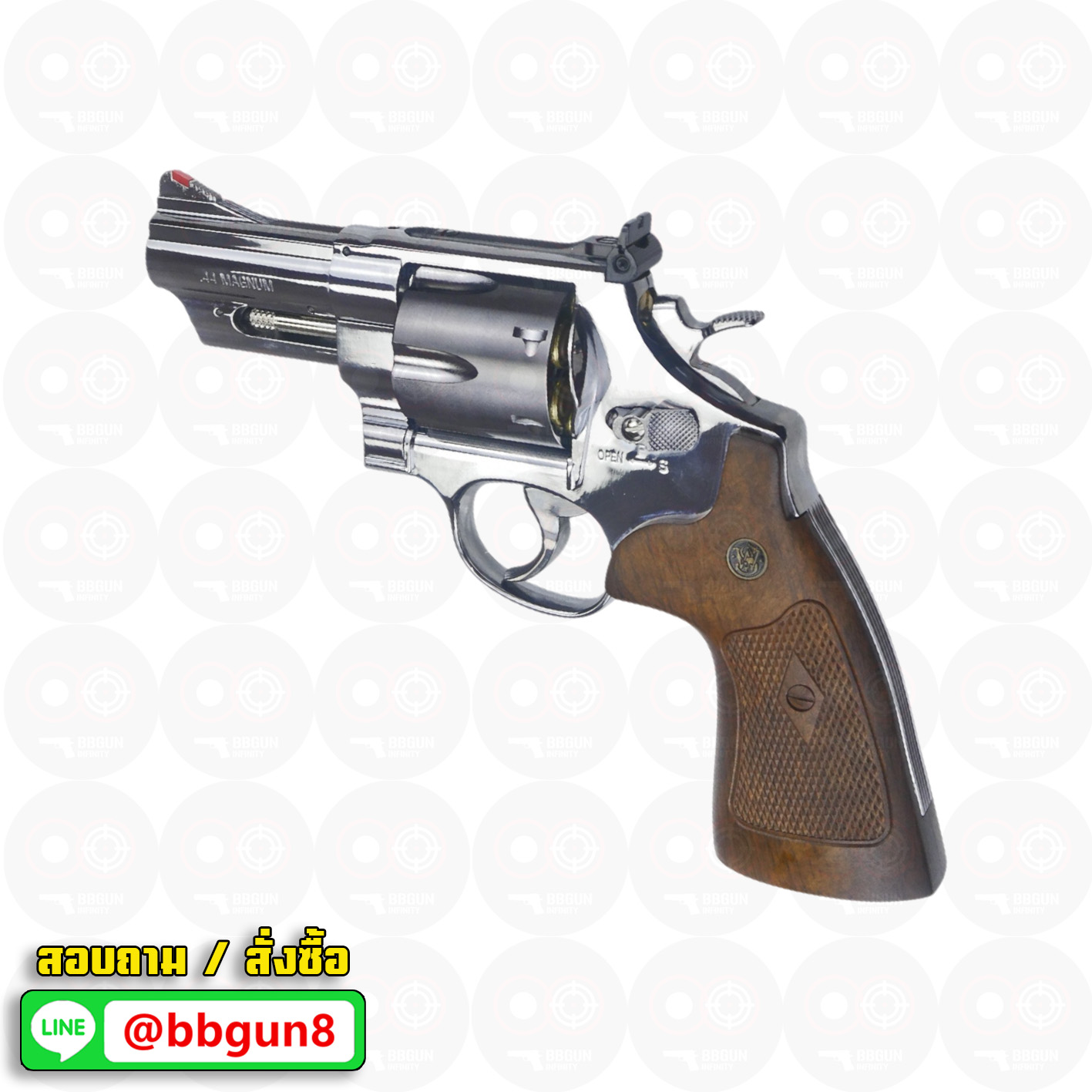 UMAREX / S&W M29 3 Inch Co2 Revolver Silver บีบีกัน ลูกโม่ 3 นิ้ว สีเงิน Co2 BB GUN