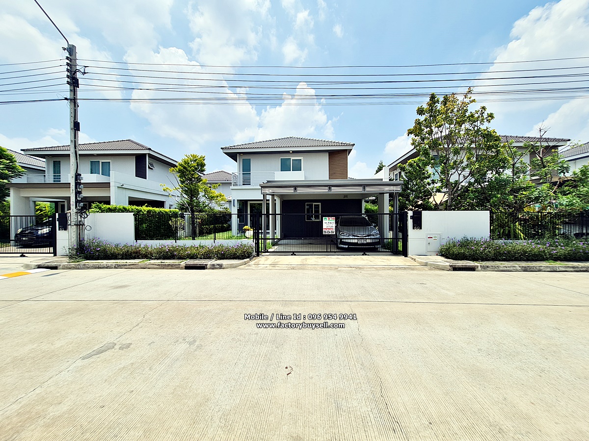 เช่าบ้านเดี่ยว หมู่บ้าน ชัยพฤกษ์ ทางด่วนรามอินทรา-จตุโชติ 3ห้องนอน 3ห้องน้ำ บ้านสวย มีห้องนอนผู้ใหญ่ชั้นล่าง ต่อเติมอาคารห้องแม่บ้านพร้อมห้องน้ำแม่บ้านข้างตึก