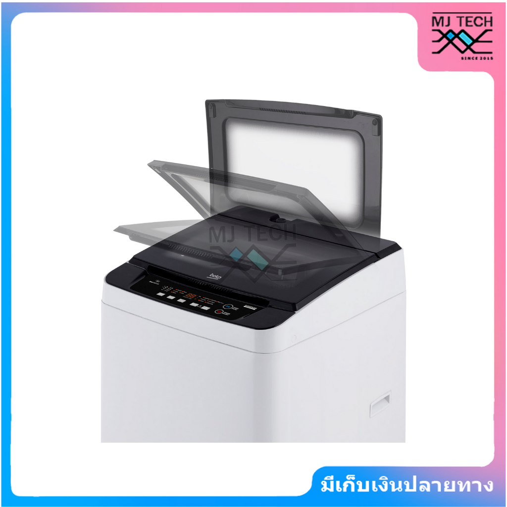 BEKO เครื่องซักผ้าฝาบน ขนาด 10 kg. รุ่น BTU1008W