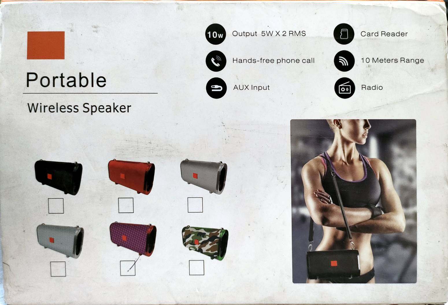 ลำโพงไร้สาย Bluetooth SPEAKER รุ่น TG-123 2 in 1 พร้อม Powerbank กันน้ำกันฝุ่น