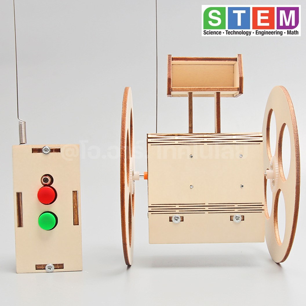 T-M168 ชุดประกอบไม้ หุ่นยนต์บังคับ รีโมท Remote Control Balancing Robot Wooden Kit STEM Education ของเล่นเสริมทักษะ เสริมพัฒนาการ หุ่นยนต์บังคับวิทยุ หุ่นยนต์ทรงตัว