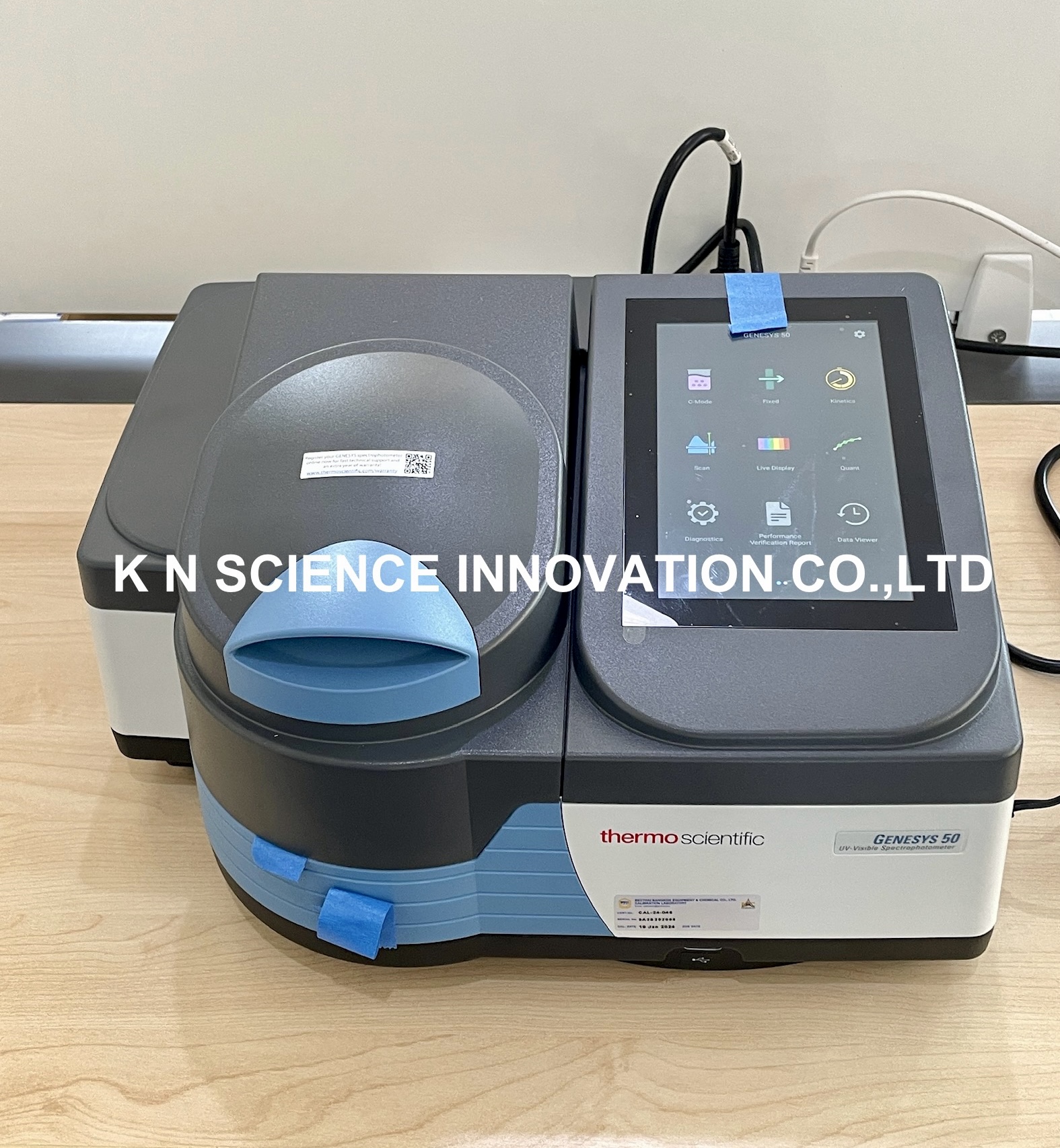 เครื่องวัดค่าการดูดกลืนแสง Spectrophotometers รุ่น GENESYS 50 Vis/UV-Vis, ยี่ห้อ Thermo Fisher Scientific / USA (สอบถามราคาโปรโมชั่นกับพนักงาน) 1840-298300