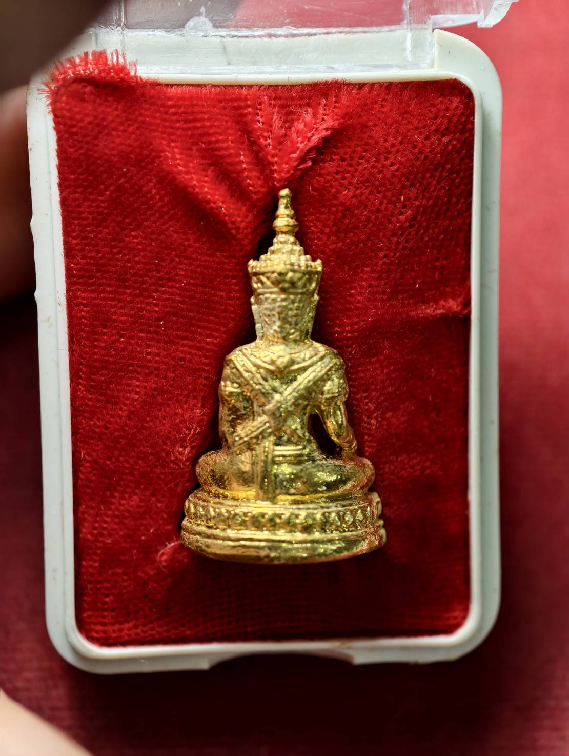 รูปหล่อพระพุทธนิมิต วัดหน้าพระเมรุ จ.อยุธยา พร้อมกล่อง (SKU-13658)