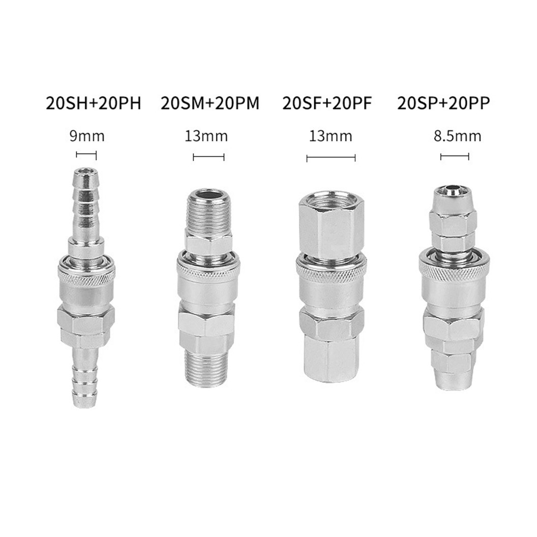 Quick Coupler คอปเปอร์ลม ข้อต่อสวมเร็ว ข้อต่อลม เกลียวนอก เกลียวใน SH,PH,SM,PM,SF,PF,SP,PP Air connector fitting