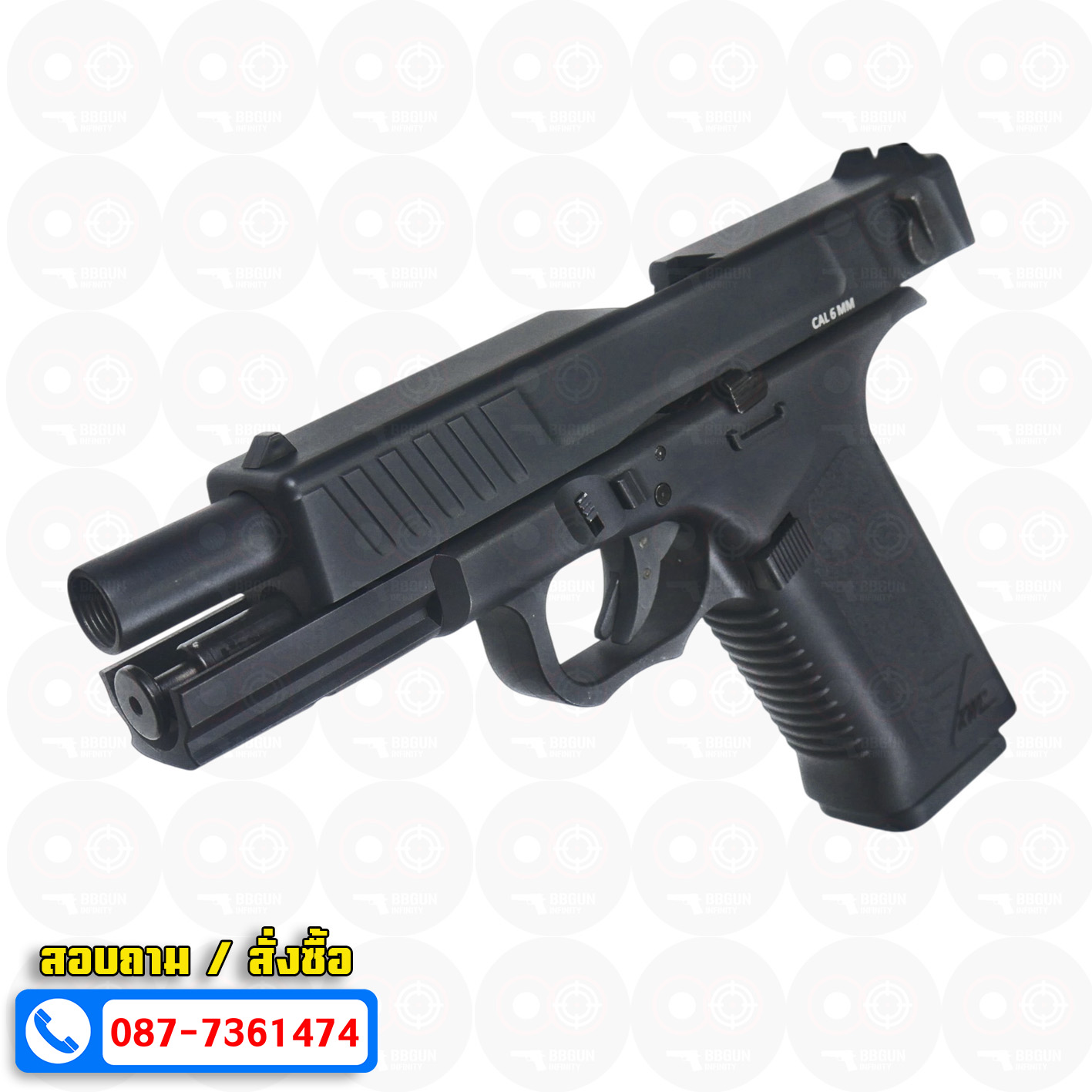บีบีกันอัดแก๊ส KWC G18 Auto Co2 Blowback สมจริง BBGUN