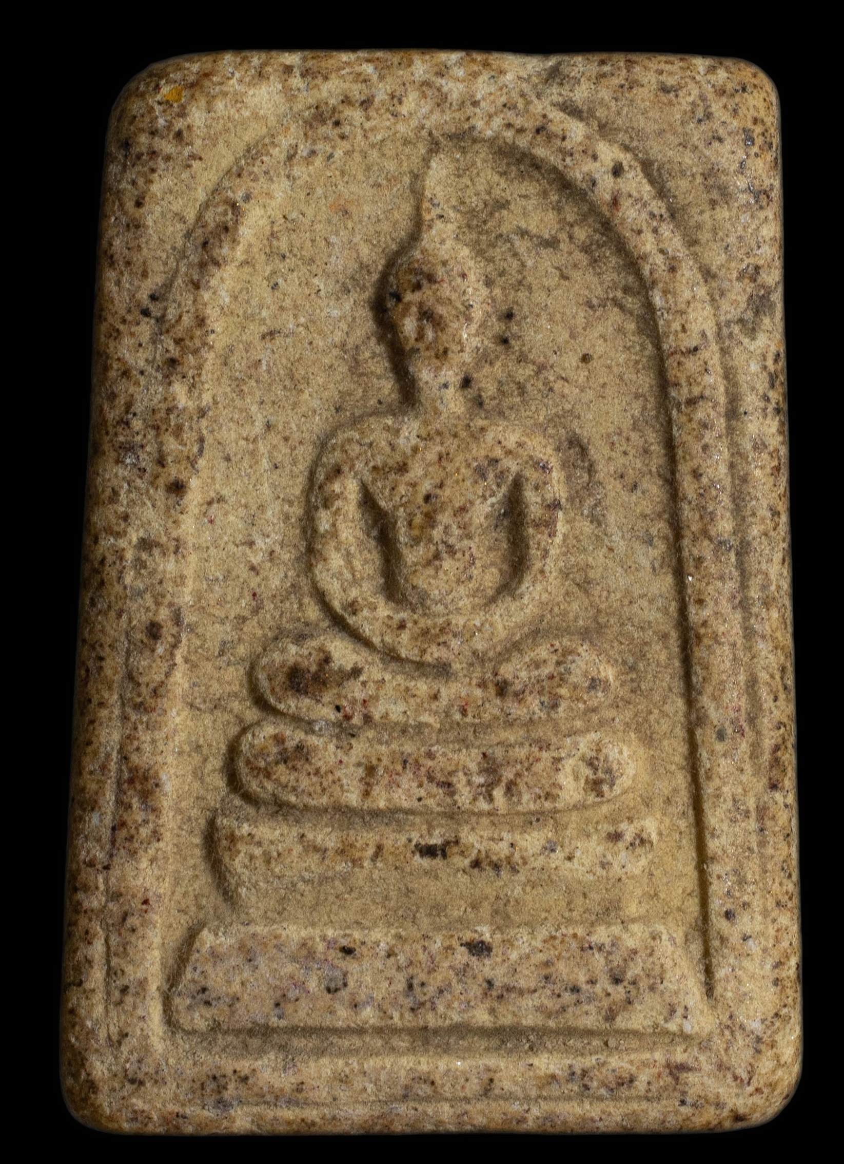 พระสมเด็จพิมพ์คะแนน หลวงพ่อกวย วัดโฆสิตาราม เนื้อผงผสมน้ำมัน