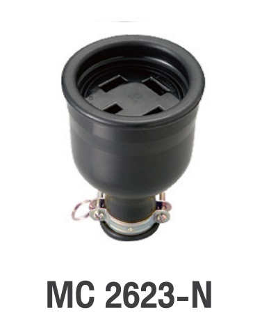 Meikosha MU2623-N 3P+E 30A250V เต้ารับตัวเมียกลางทางกันน้ำ