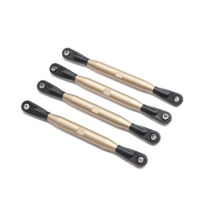 LOS-2312 Variable Diameter Lower 4-Link Bar Set (4): Mini LMT