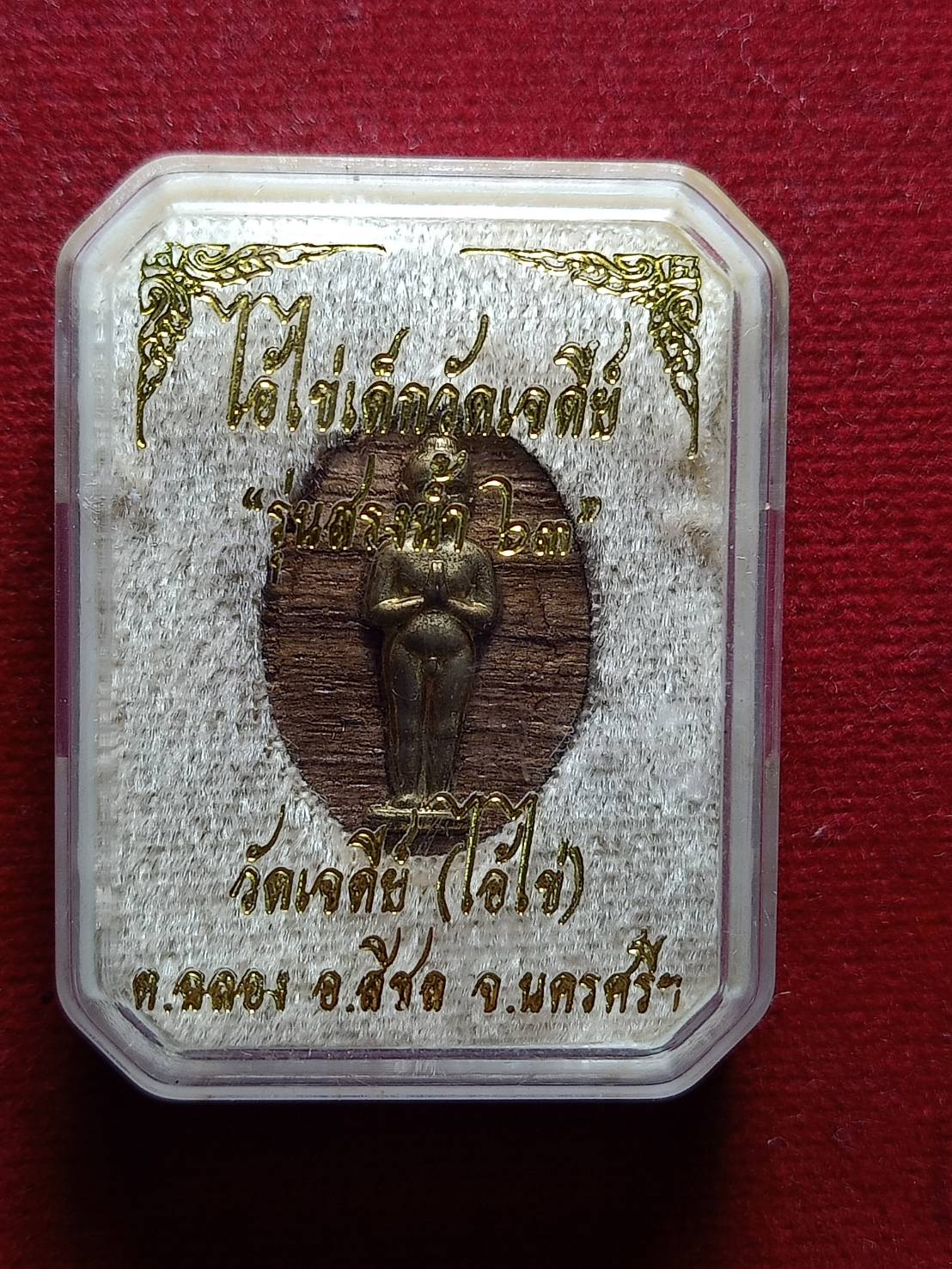 เหรียญไอ้ไข่ เด็กวัดเจดี รุ่นสรงน้ำ 63 จ.นครศรีธรรมราช พร้อมกล่อง (SKU-04866)