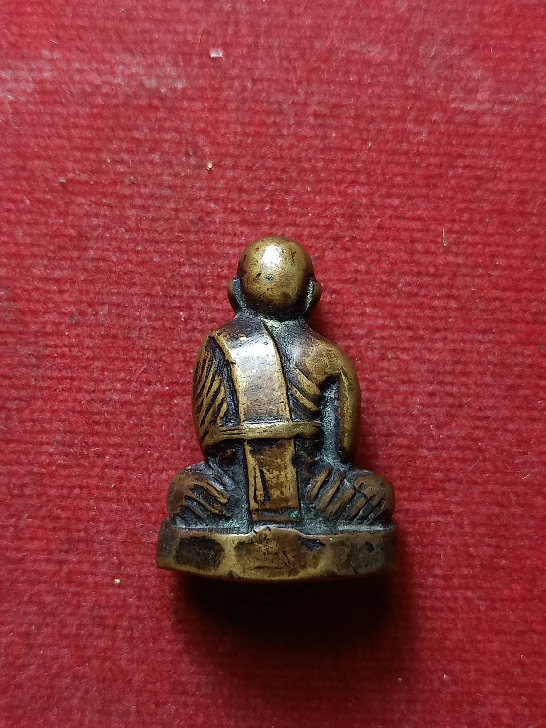 รูปเหมือนปั้ม หลวงพ่อปาน วัดบางเหี้ย ออกวัดปานประสิทธาราม (วัดปีกกา) จ.สมุทรปราการ พ.ศ. 2505 (SKU-09160)