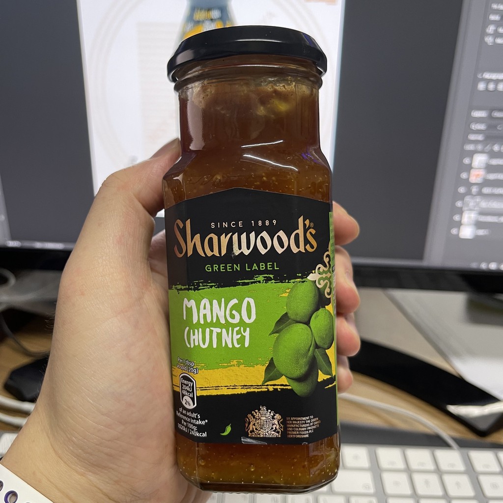 ชาร์วูด แมงโก้ ชัทนีย์ 360 กรัม ซอสมะม่วงปรุงอาหาร Sharwood's Mango Chutney 360 g.