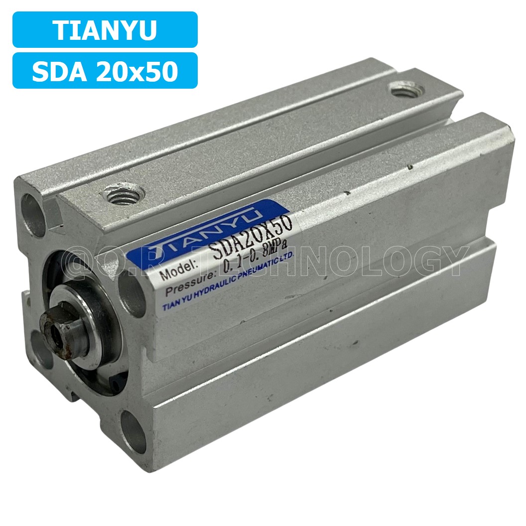 (1ชิ้น) SDA 20x50 กระบอกลมคอมแพค กระบอกลม รุ่นคอมแพค Compact Air Cylinder SDA Series แบบคอมแพค