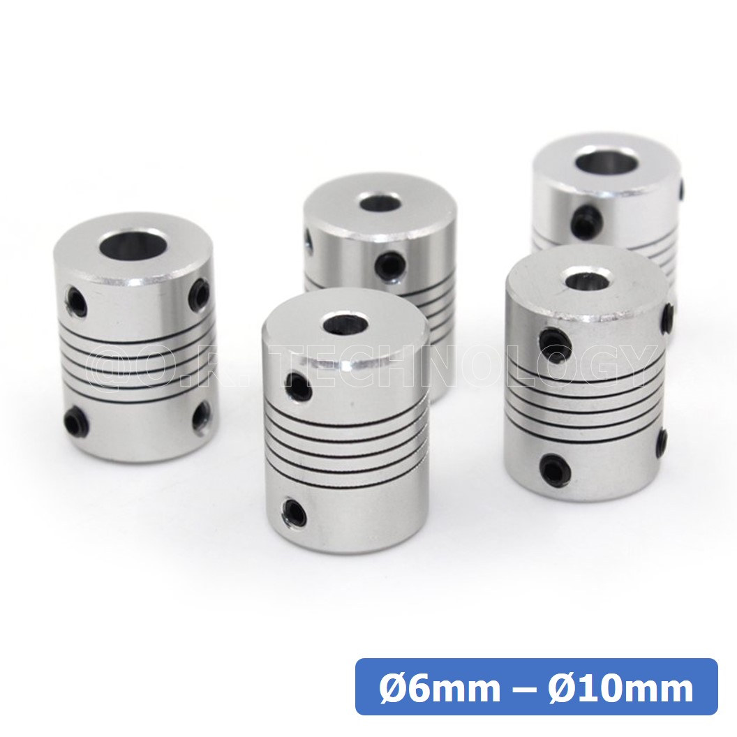 (1ชิ้น) KR459 6-10 คัปปลิ้ง ข้อต่อเพลามอเตอร์ คัปปิ้ง มอเตอร์ ข้อต่อแกนมอเตอร์ Elastic Coupling ขนาดรูเพลา 6mm-10mm