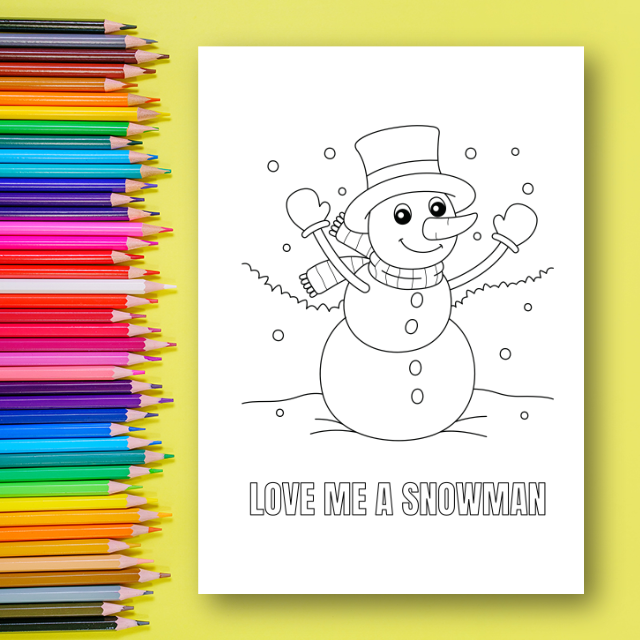 สมุดระบายสีคริสต์มาส (Christmas Coloring Book 2) พร้อมคำพูดวันคริสต์มาส