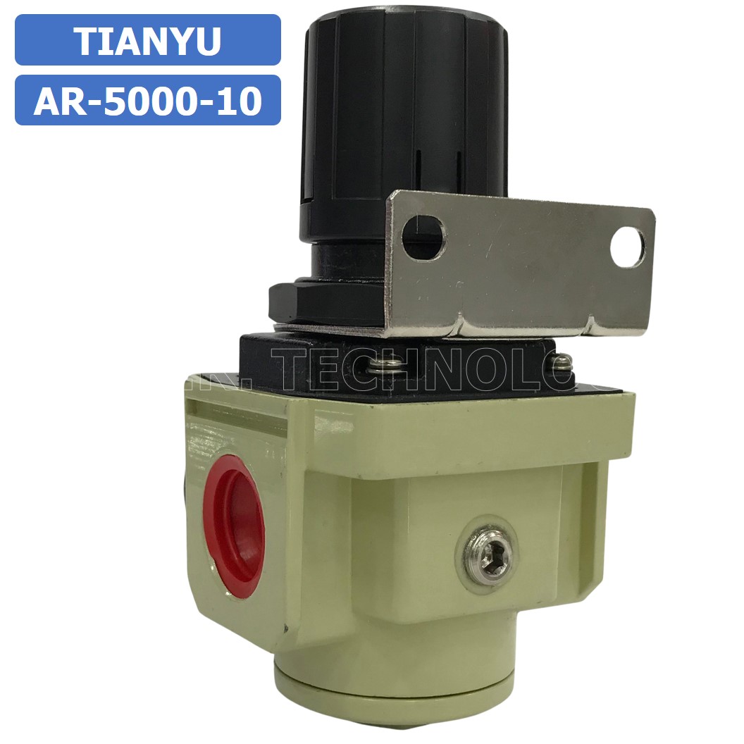 (1ชิ้น) AR-5000-10 ตัวปรับแรงดันลม ชุดปรับแรงดันลม Air Regulator Pneumatic TIANYU AR5000-10