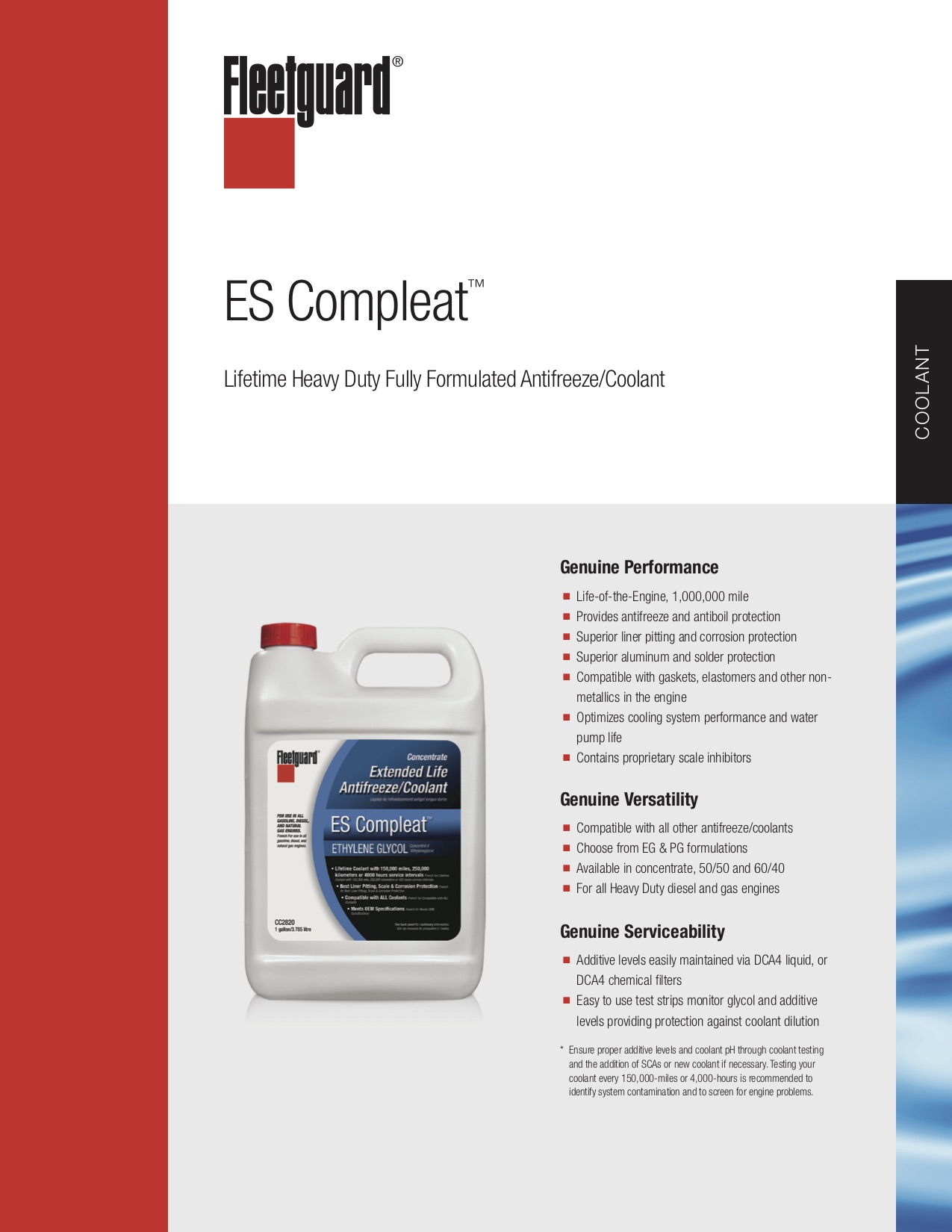 Coolant Additive / น้ำยาเติมหม้อน้ำ ES Compleat