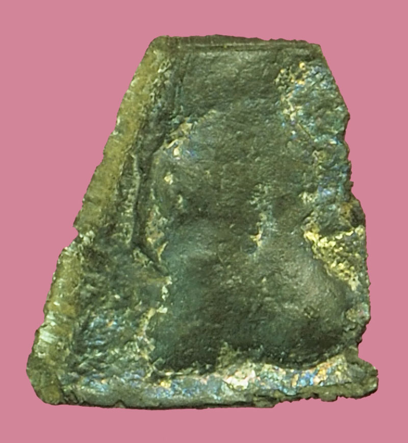 *37796 พระแผง 21 ตัดเดี่ยว กรุวัดราชบูรณะ อยุธยา เนื้อชินเงิน 13