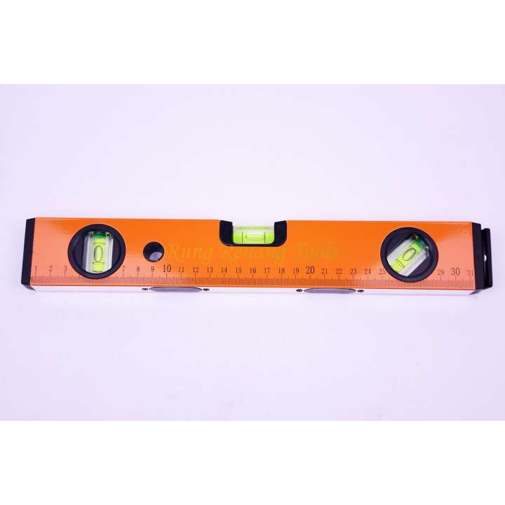 ระดับน้ำ มีแม่เหล็ก ขนาด 12" นิ้ว META ระดับน้ำอลูมิเนียม เครื่องวัดระดับน้ํา ระดับน้ำ ระดับน้ำแม่เหล็ก