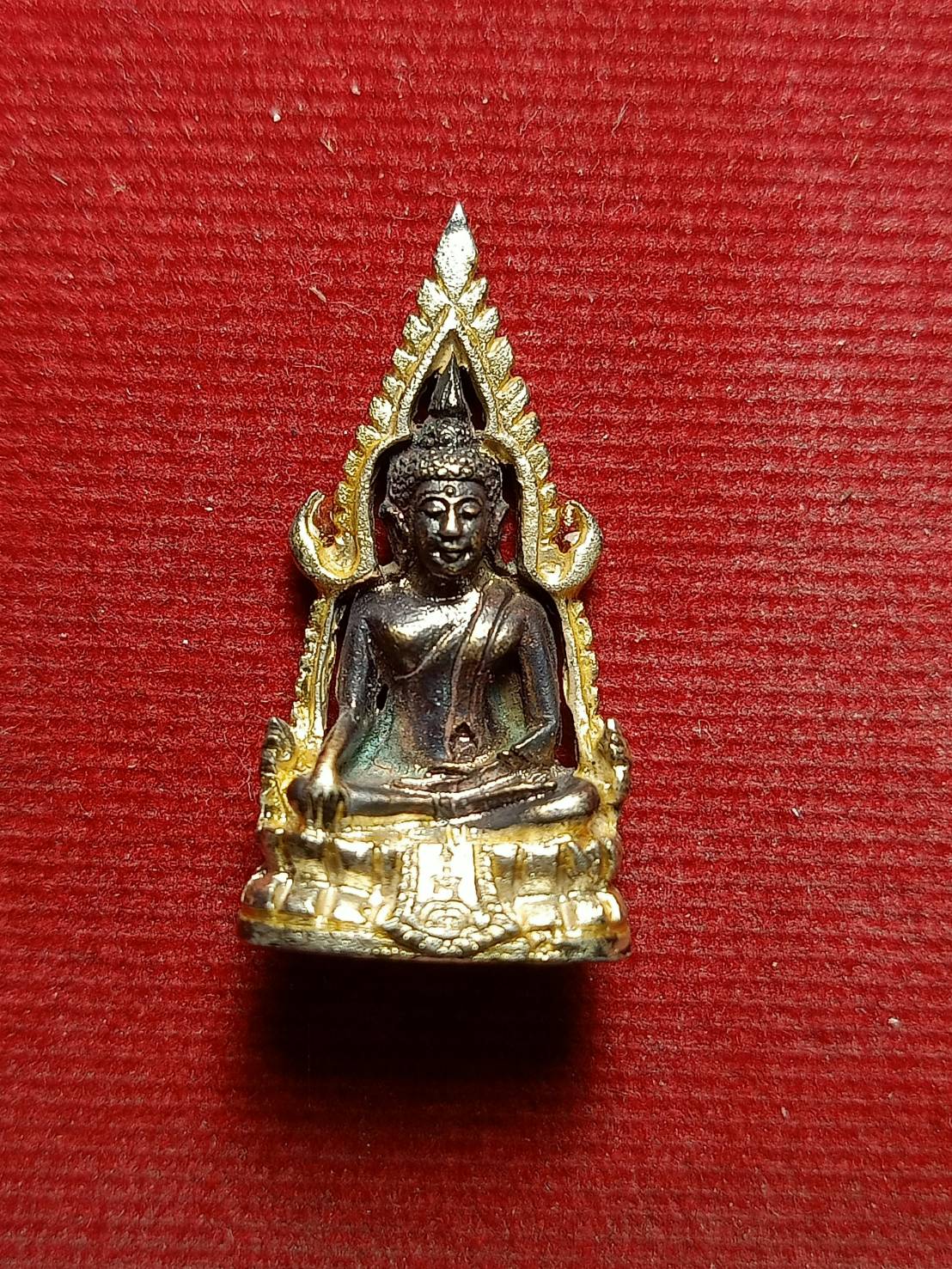 พระพุทธชินราชหลวงพ่อแพ เนื้อเงิน 2 กษัตริย์ วัดพิกุลทอง จ.สิงห์บุรี (SKU-05641)