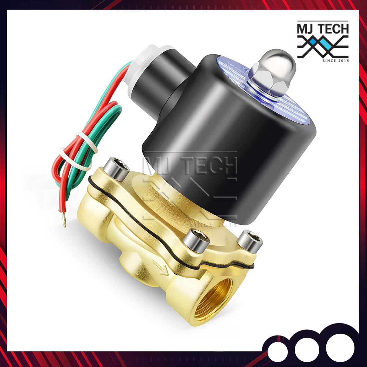 Solenoid Valve โซลินอยด์วาล์ว ขนาด 1, 3/4, 1/2 นิ้ว 12V, 24V, 220V โวล์ต วาล์วน้ำ วาล์วทองเหลือง วาวล์ลม วาล์วไฟฟ้า ส่งทั่วประเทศ