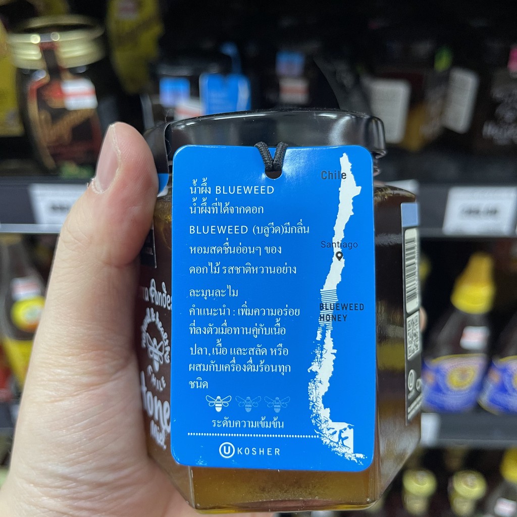 เทรร่า แอนดีส น้ำผึ้ง จากประเทศชิลี 400 กรัม Terra Andes Natural & Healthy Chile Honey 400 g.