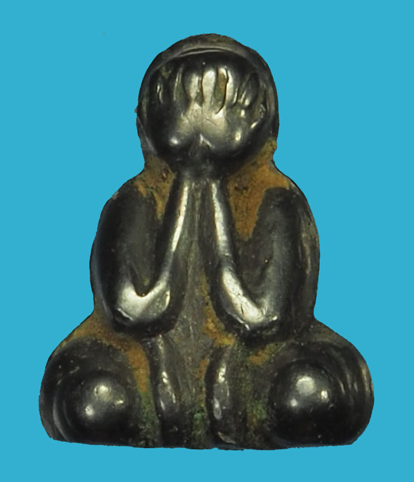 *35772 พระปิดตา หลังยันต์ เนื้อเมฆพัด หลวงพ่อเดิม วัดหนองโพ จ.นครสวรรค์ 40