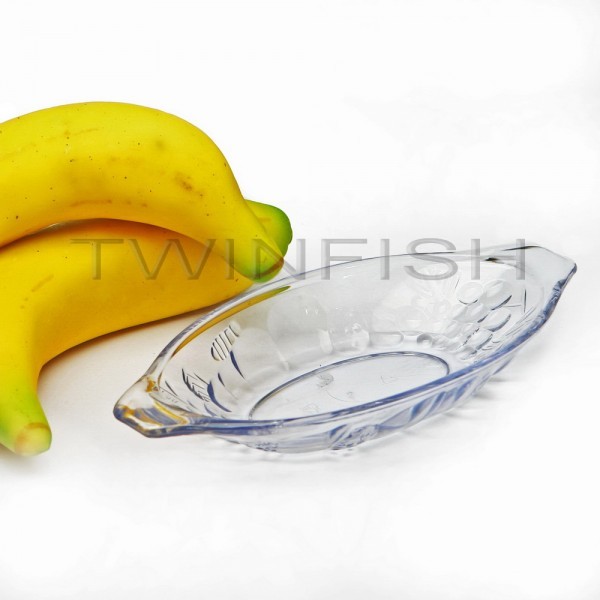 ASDB-1 ถ้วยพลาสติกใสใส่ไอศครีมบานาน่าสปลิท