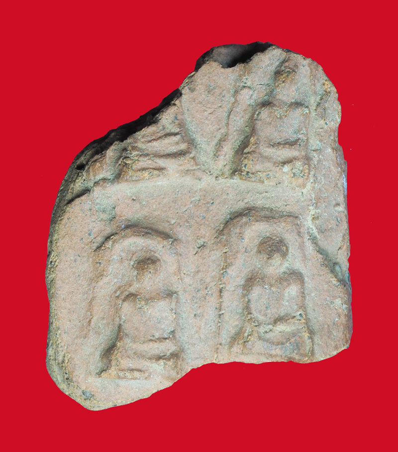 *32019 พระหัวใจกำแพง สุโขทัย เนื้อดิน เก่า 13