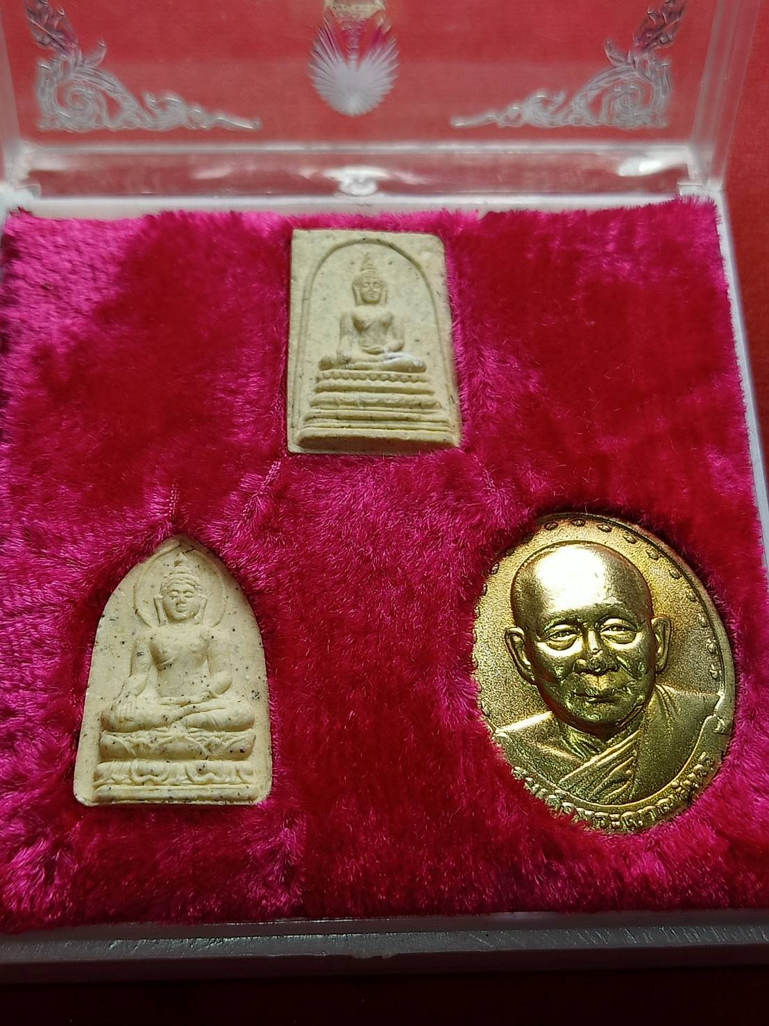 พระพุทธชินสีห์-พระไพรีพินาศ ปี 2530 สมเด็จพระญาณสังวร วัดบวรนิเวศวิหาร กทม. พร้อมกล่อง (SKU-07395)