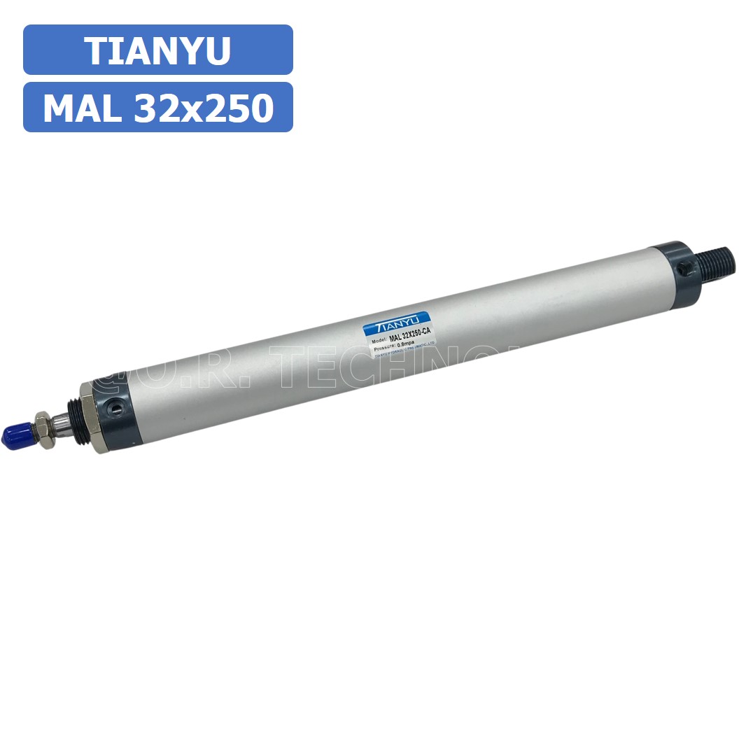 (1ชิ้น) กระบอกลม ขนาดเล็ก รุ่น MAL 32x250 (Mini Air Cylinder Series) Pneumatic Cylinder กระบอกลมนิวเมติก