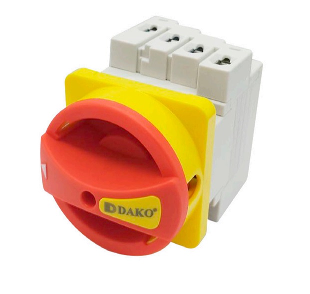 DKPD16-A4-EH4 Panel Mounted ฝังหน้าตู้ 16A 600-1500V DC-SWITCH DISCONNECTORS IP20 "DAKO"