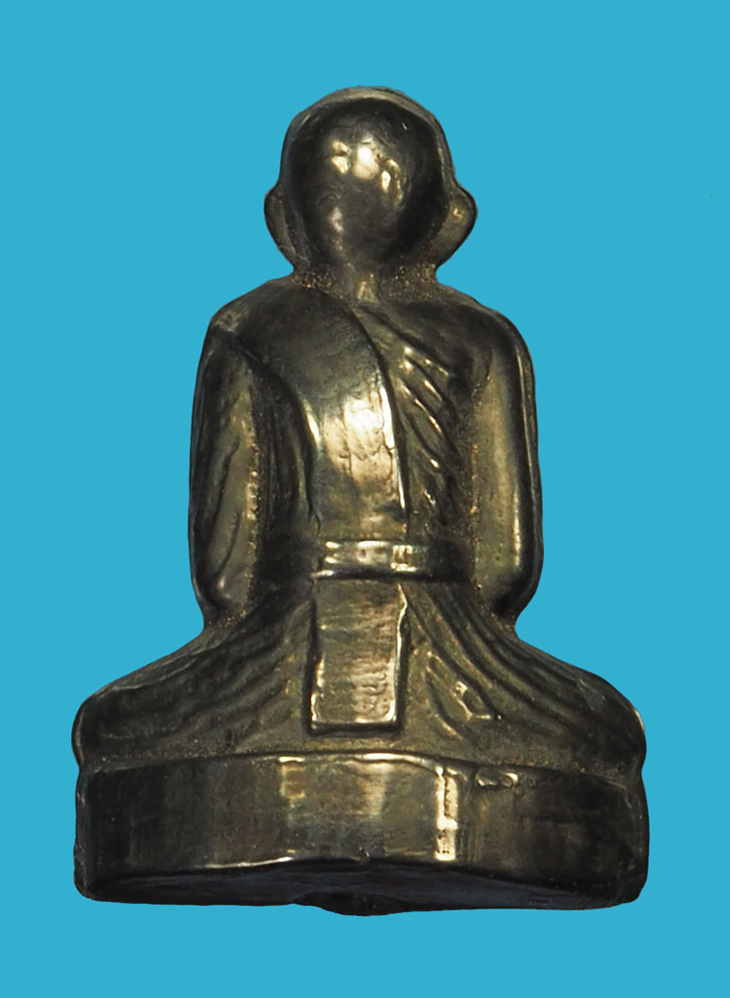 *35468 พระหล่อหลวงพ่อเผือก ไม่ทราบที่และปีสร้าง เนื้อเมฆพัทร 8