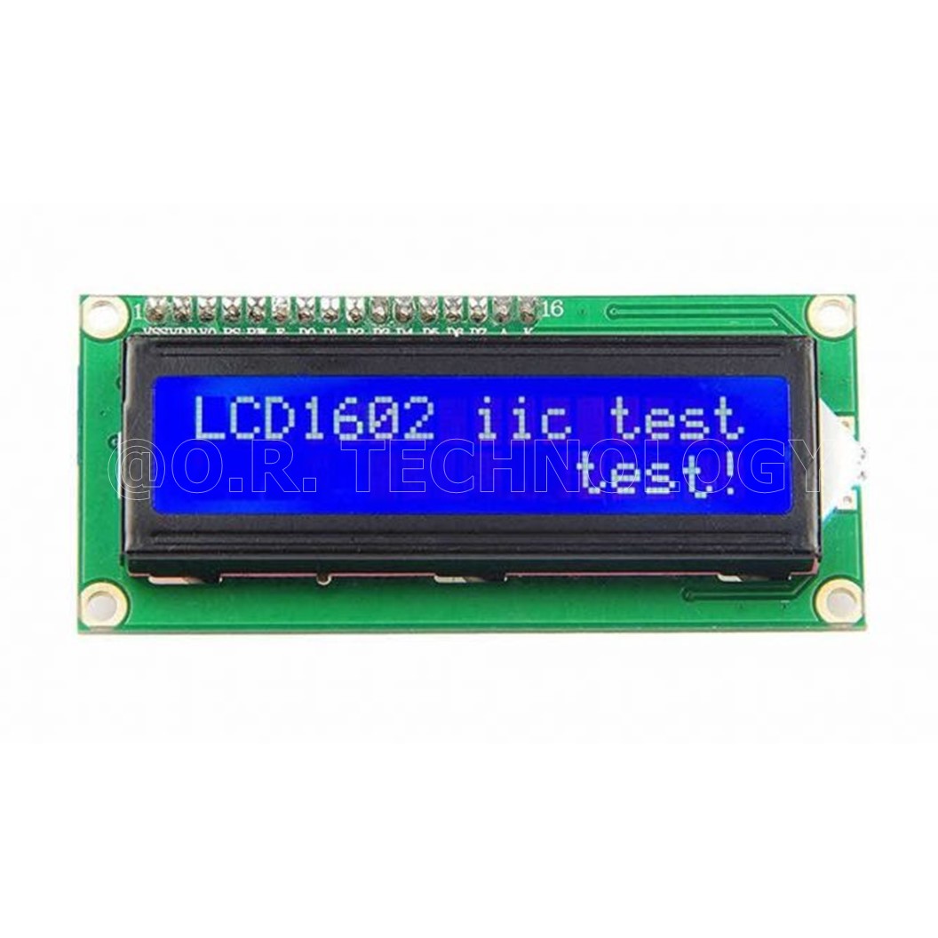(1ชิ้น) AA013 จอแสดงผล LCD1602 IIC/I2C Blue Backlight หน้าจอ 16ตัวอักษร 2บรรทัด arduino