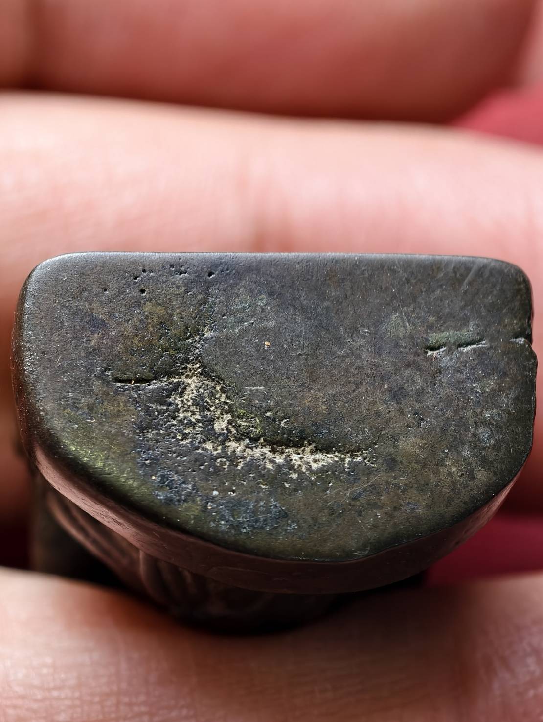 พระพิฆเนศร์ หล่อเก่า ขนาด 1 นิ้ว ไม่ทราบที่ (SKU-13796)