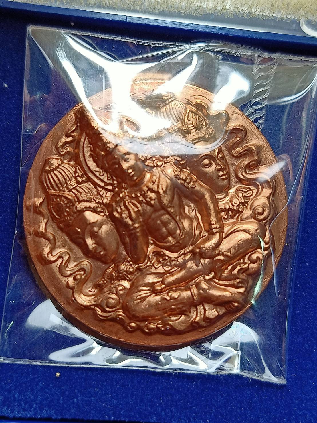 พระเทวราชโพธิสัตว์จตุคามรามเทพ รุ่นทรัพย์ราชัน มหาพิธีพุทธา-เทวาภิเษก ณ ศาลหลักเมือง วัดพระมหาธาตุ จ.นครศรีธรรมราช พร้อมกล่อง (SKU-08200)