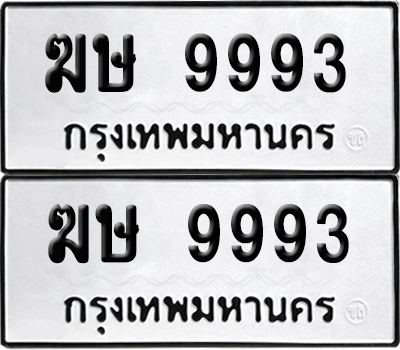 เลขรถ 9993 ทะเบียน ฆษ 9993 พร้อมส่งมอบ (เลขมงคล)