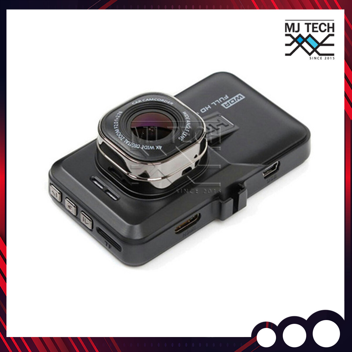 กล้องติดรถยนต์ FUL HD CAR DVR รุ่น T626 ความละเอียด 5 ล้านพิกเซล พร้อมอินฟราเรดมองเห็นเวลากลางคืนชัดเจน ใส่เมมได้ 32GB ส่งฟรีทั่วไทย