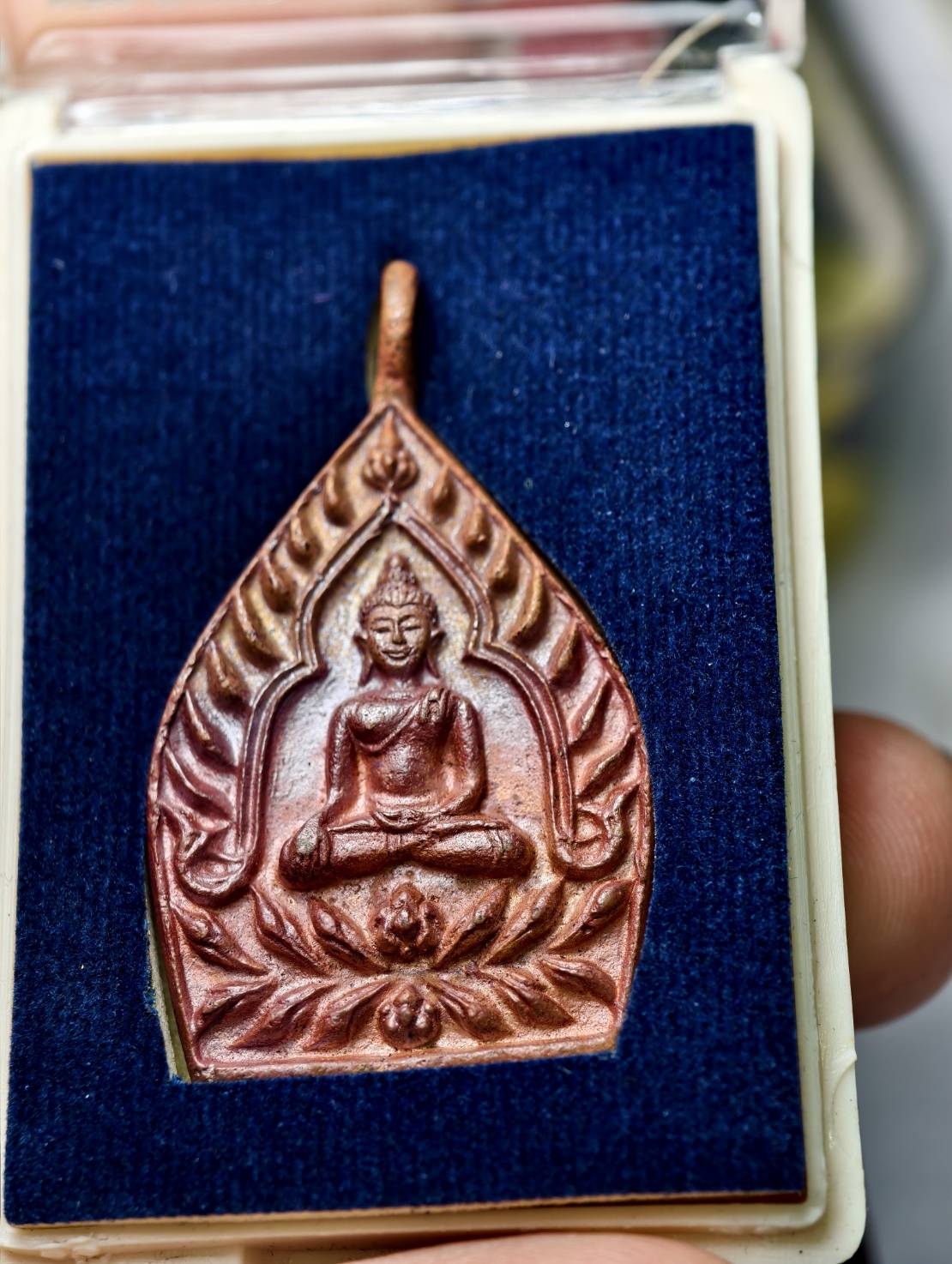 เหรียญเจ้าสัวศรีวิชัย ณ วัดพระมหาธาตุวรมหาวิหาร จ.นครศรีธรรมราช ปี 2556 พร้อมกล่อง (SKU-13722)