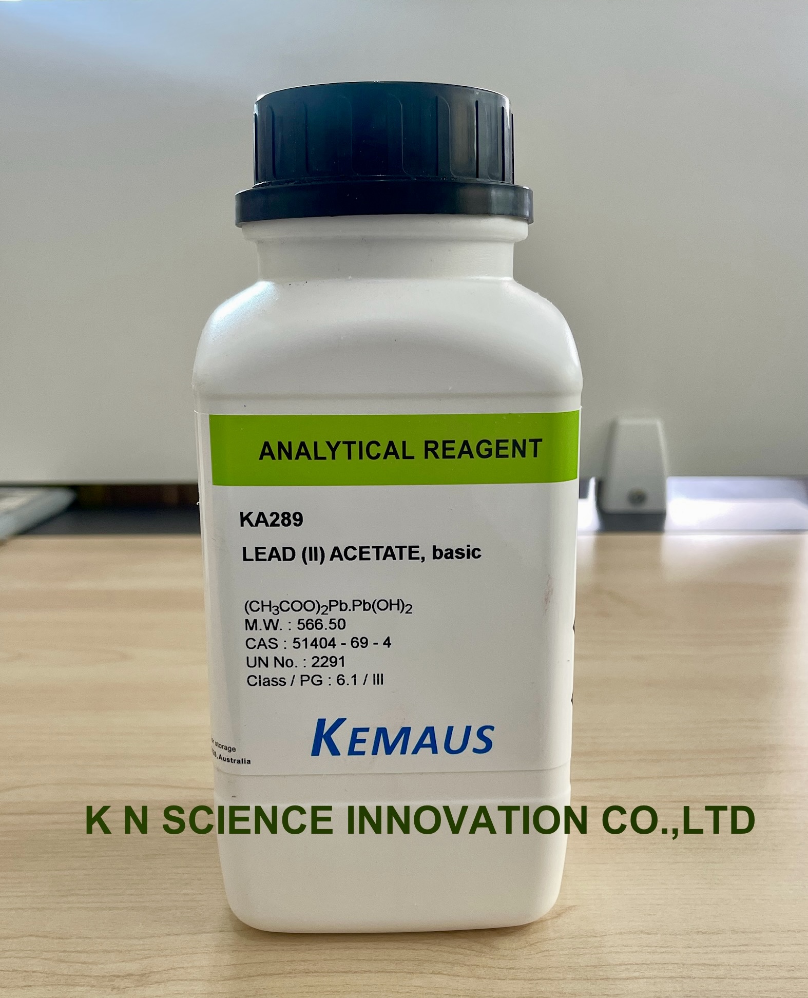 LEAD ACETATE BASIC ( Lead Sub Acetate ) AR KemAus 500 GM KA289