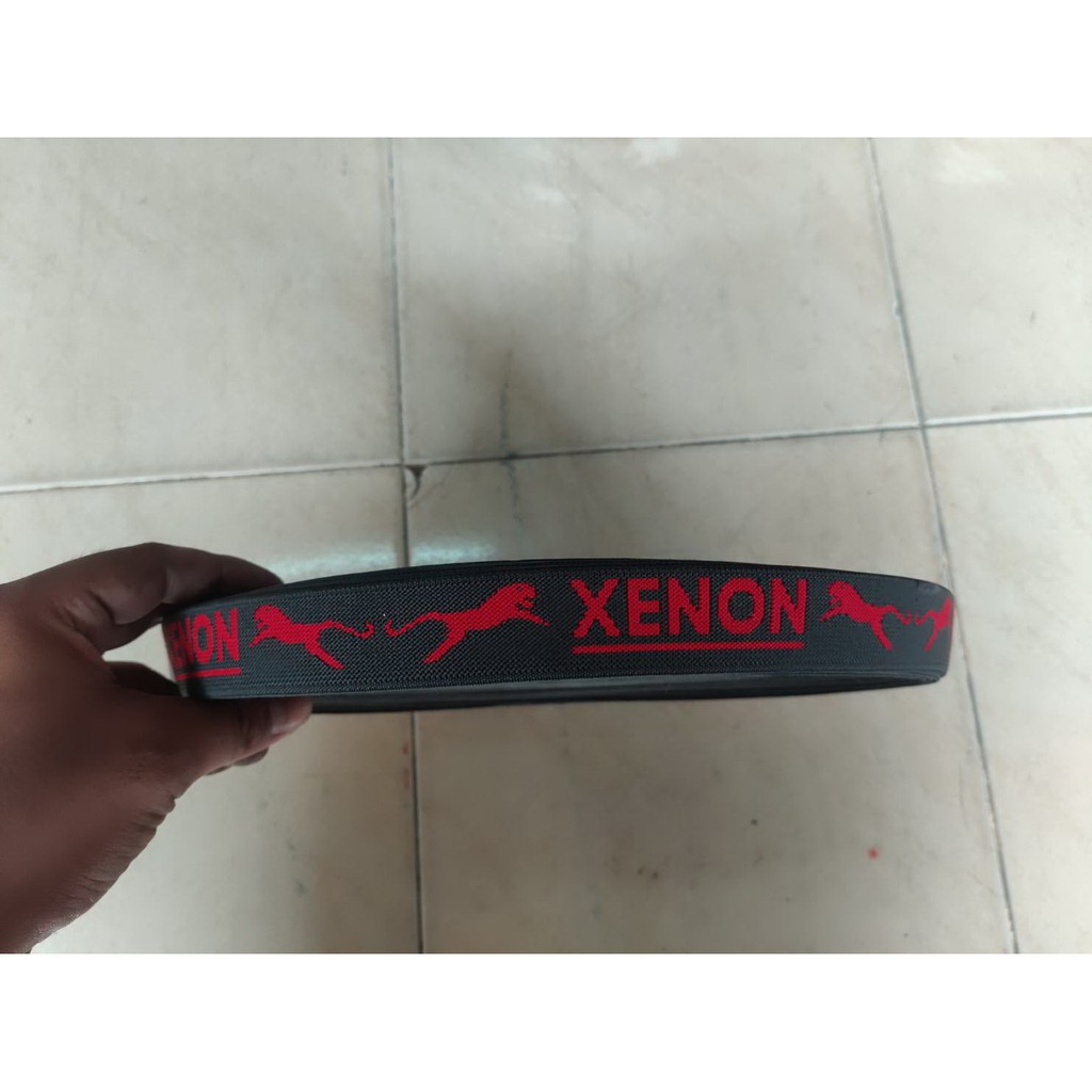 ยางยืด ''ลายเสือ XENON'' ยางยืดกางเกง ขอบเอวกางเกงยางม้วนยางยืดขอบเอว ยางใส่กางเกง ยางยืดเย็บผ้า ยางยืด(ราคารวมแวท)