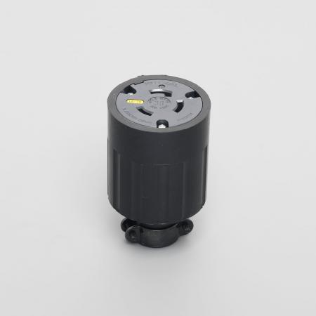 AMERICAN DENKI 3324R-L6 2-Pole 3-Wire Grounding 30A 250V (NEMA L6-30) Connector Body (Rubber Housing)