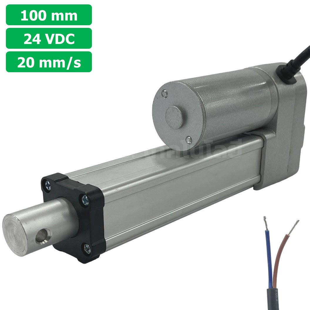 CLB-100 24VDC มอเตอร์ก้านชัก ระยะชัก 100mm 20mm/s 700N Electric Linear Actuator Low Noise เสียงรบกวนน้อย พัตเตอร์ไฟฟ้า Putter มอเตอร์แกนชัก