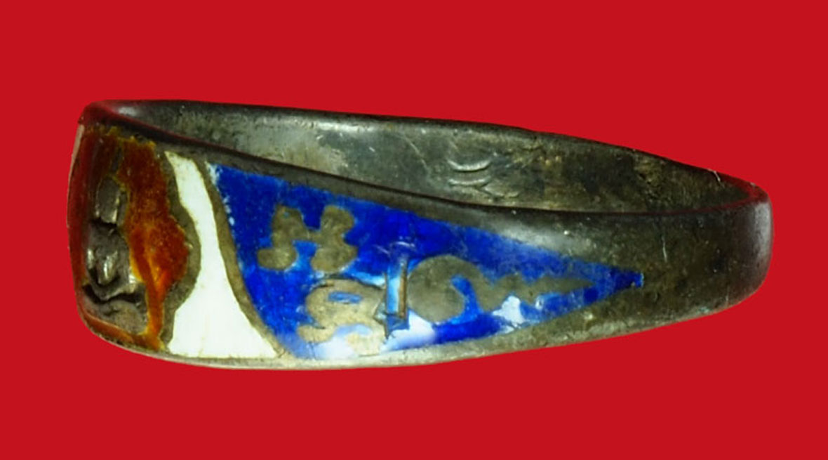 เลิกจำหน่าย*35894 แหวนพระพุทธข้างนางกวัก หลวงพ่อจง วัดหน้าต่างนอก อยุธยา เนื้้อเงิน 12