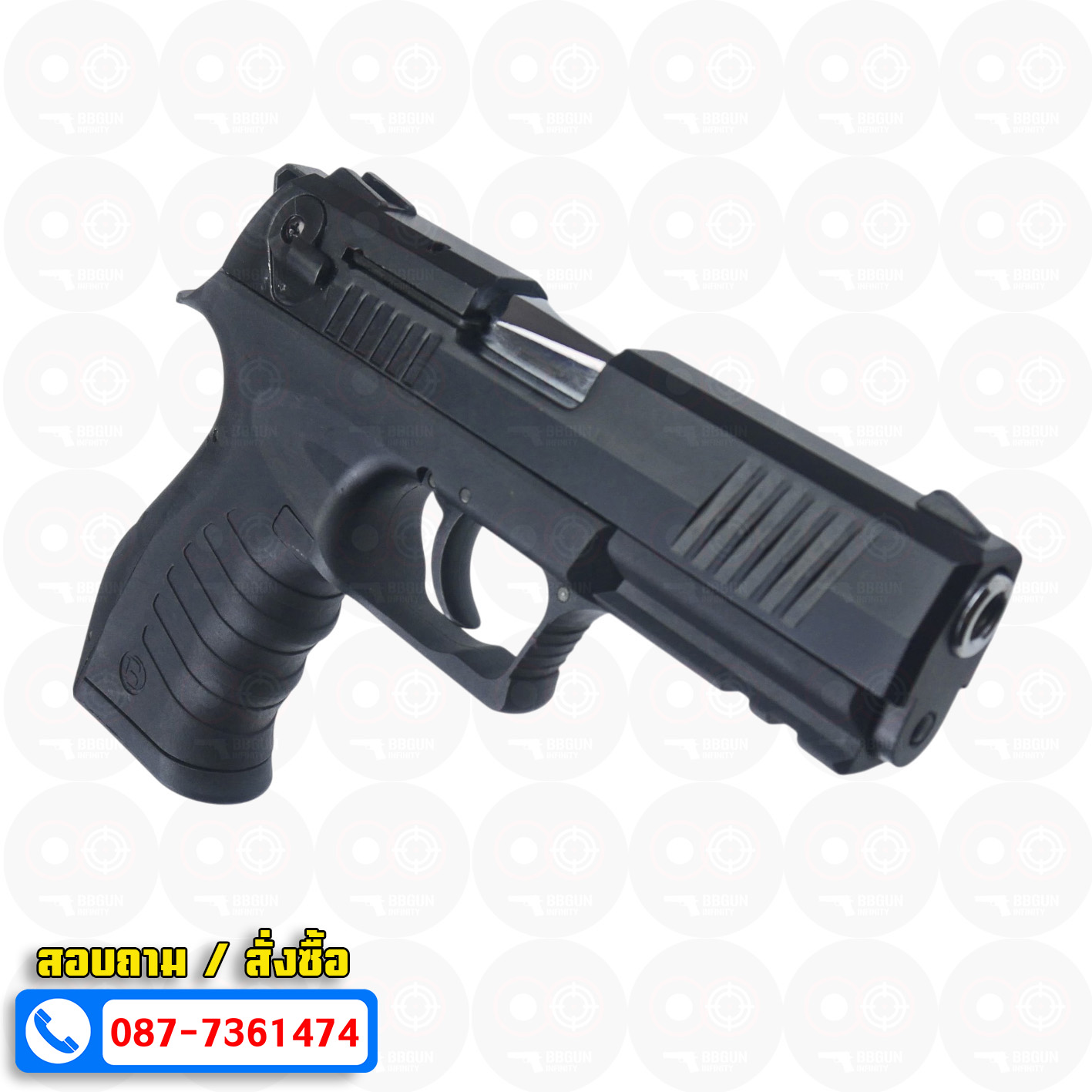 แบลงค์กัน BLOW TR 92 AUTO สีดำ BLACK Blank Gun ( 2 แม็กกาซีน + กล่องปืน )