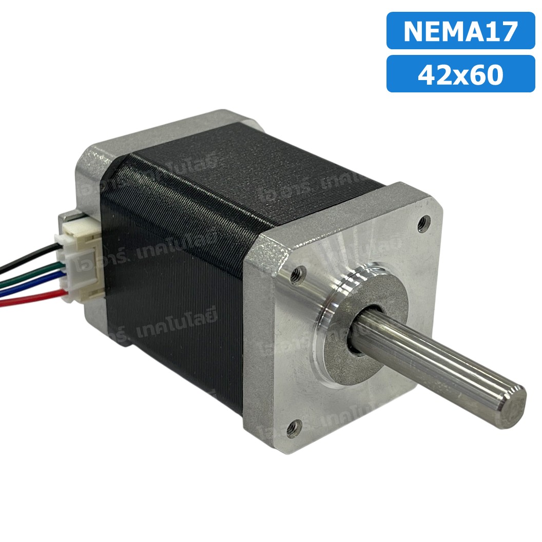 NEMA17 42x60 สเต็ปเปอร์มอเตอร์ พร้อมสาย Stepper Motor NEMA17 with cable 1000mm สเต็ปปิ้งมอเตอร์ Stepping Motor สเตปมอเตอร์ Step motor