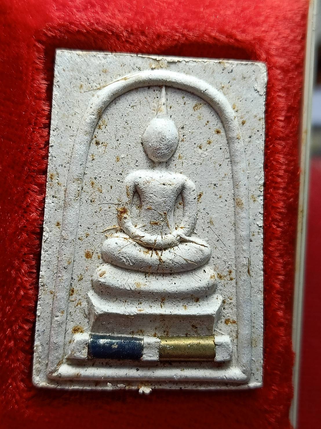 พระสมเด็จหลวงพ่อจ้อย ฝังตะกรุด วัดศรีอุทุมพร จ.นครสวรรค์ ปี 2538 พร้อมกล่อง (SKU-11917)